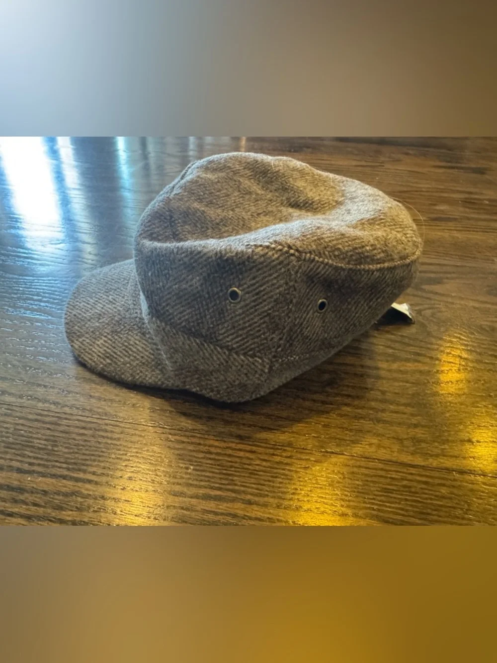 Apt. 9 Brown Herringbone Cadet Cap